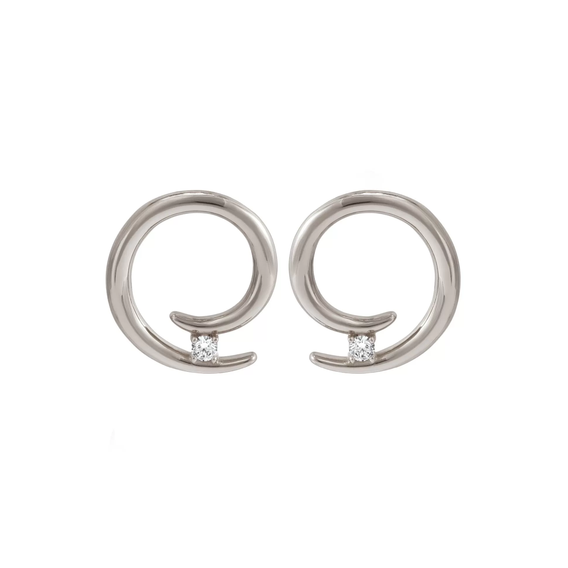 Shop Grand Charmeur Earrings (Silver) Earrings