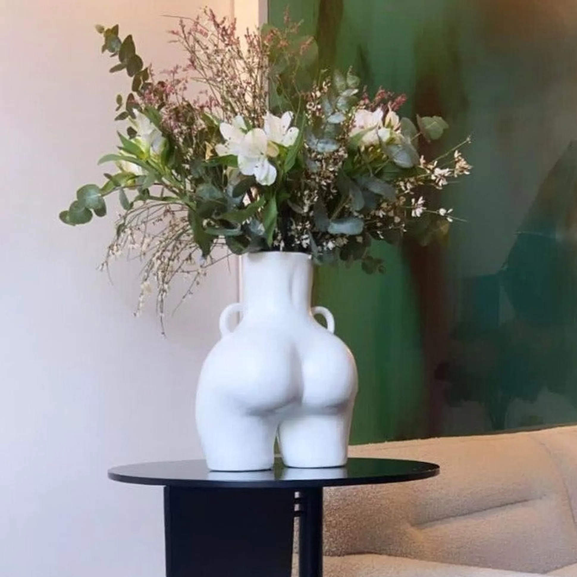 Online Love Handles Vase (White) Home