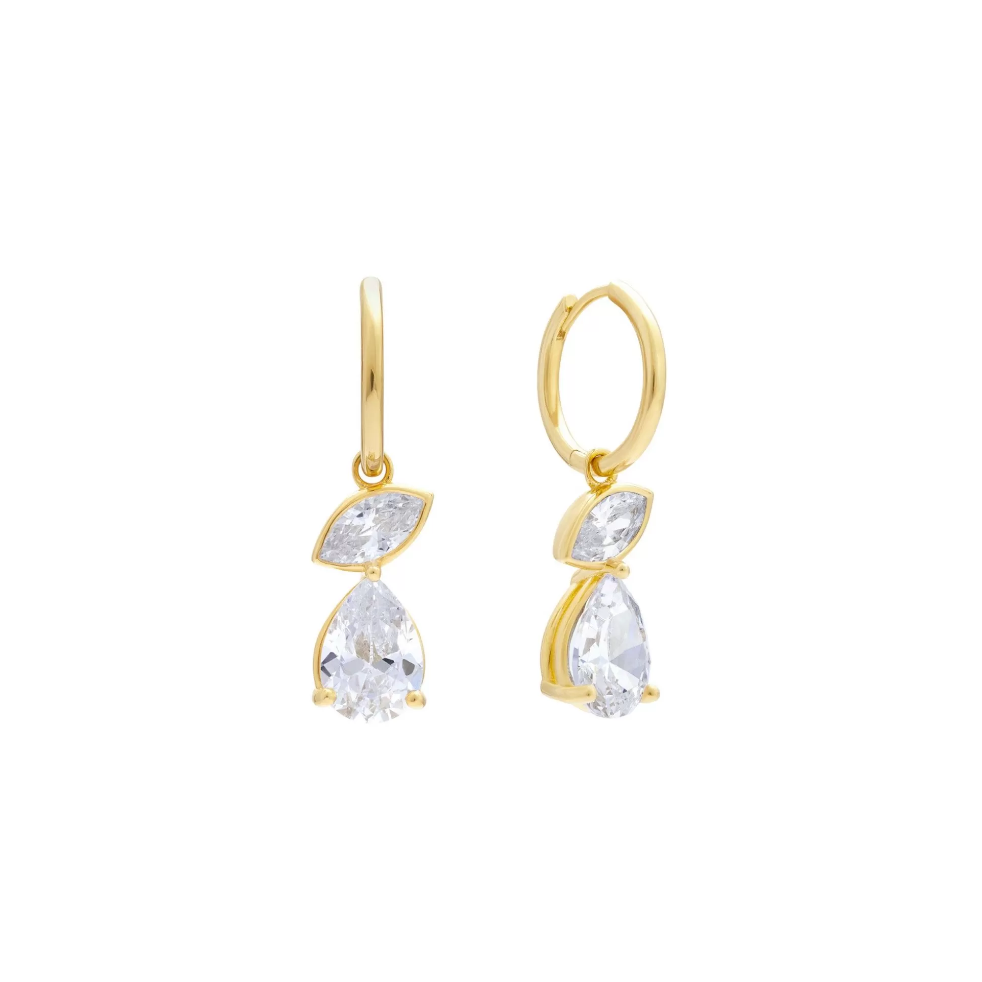 Sale Swinger Hoop Earrings (Gold) Earrings