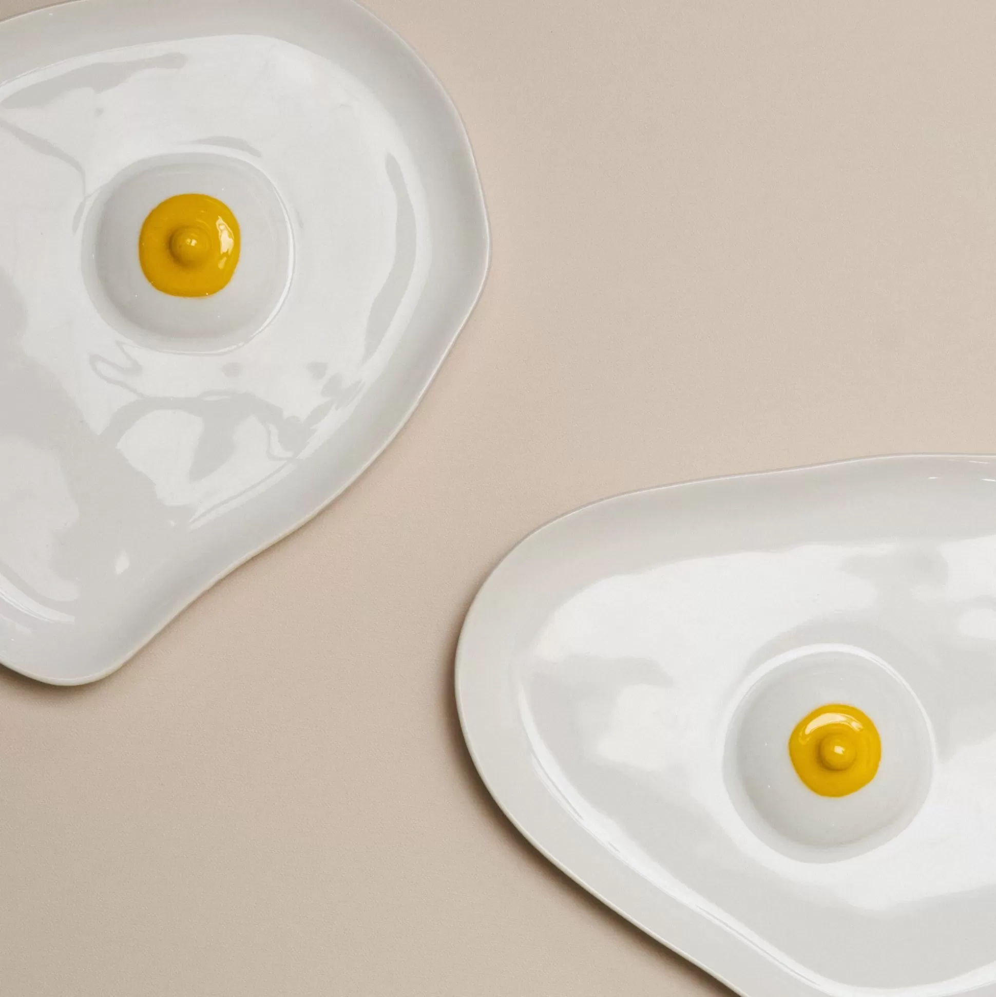 Flash Sale Tatas Plates (High-Shine White, Yellow) Home